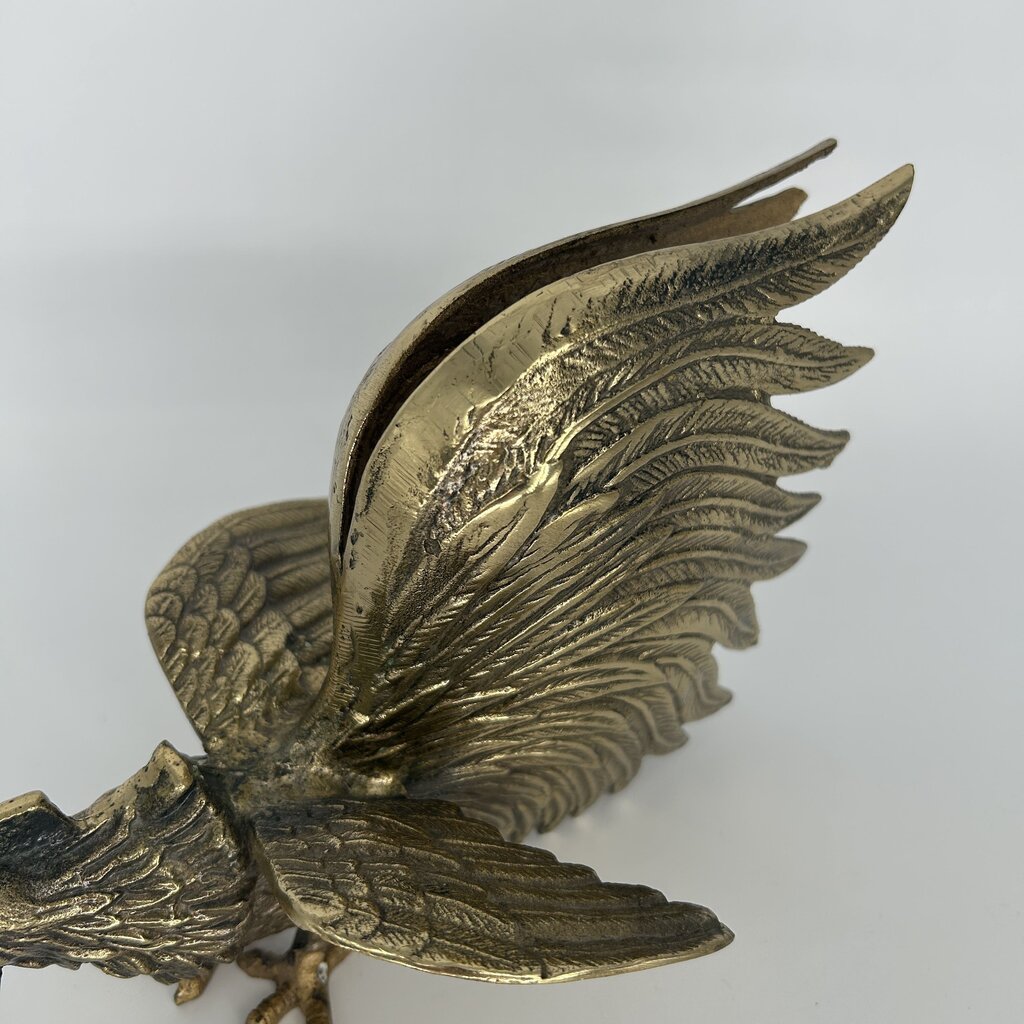MCM Brass Chicken Figure