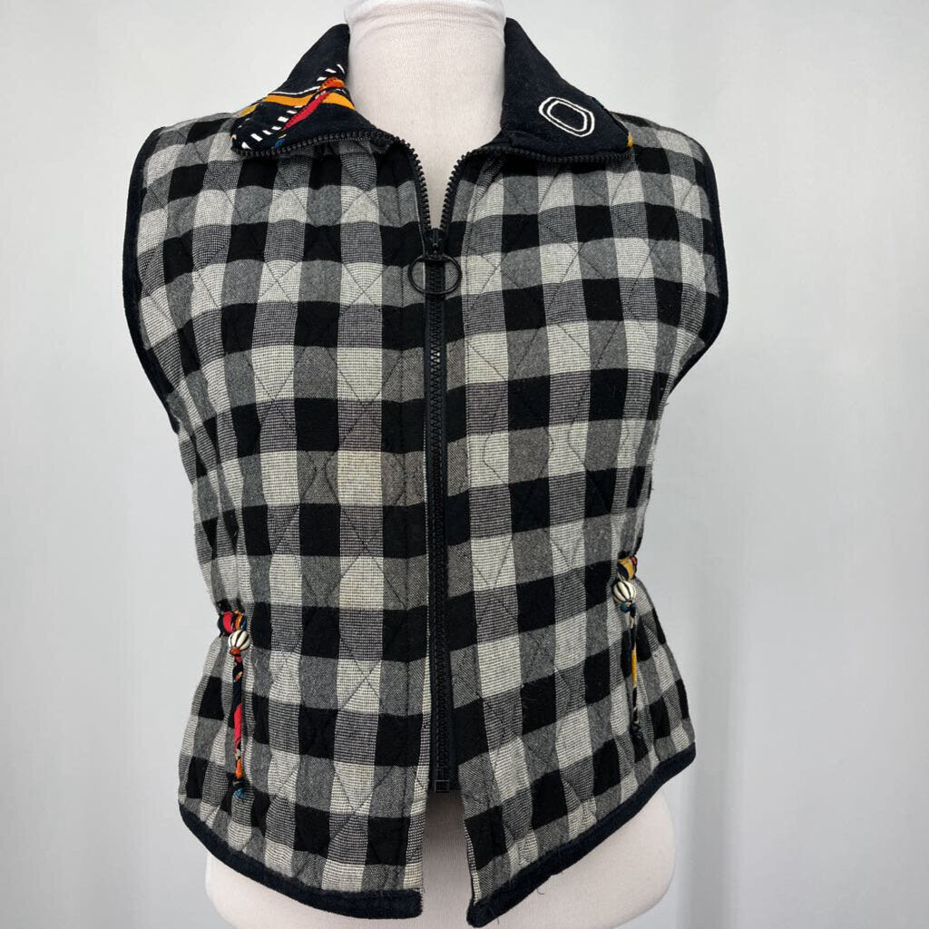 KD Spring Plaid Vest