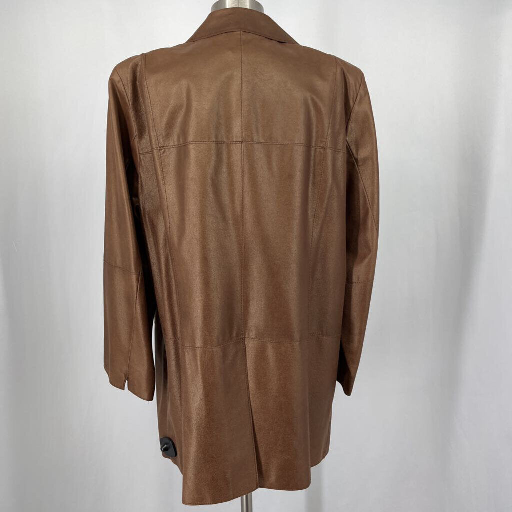 Marina Rinaldi Leather Blazer