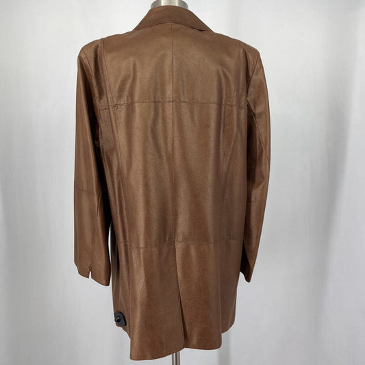 Marina Rinaldi Leather Blazer