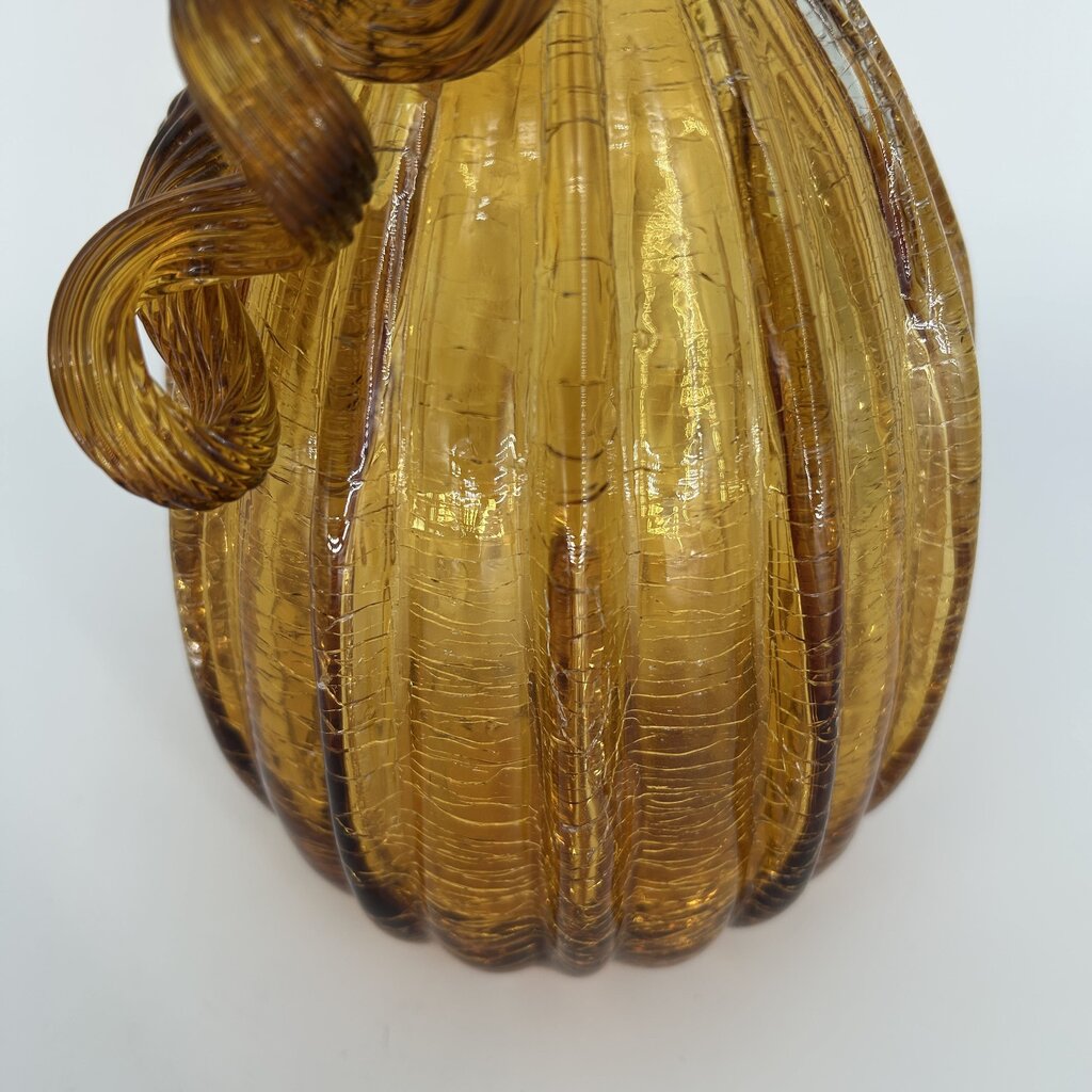 Crackled Glass Pumpkin