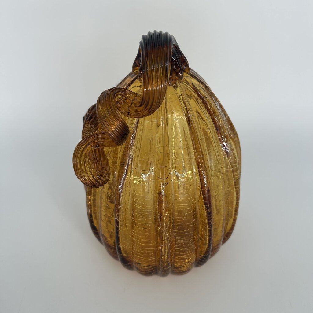 Crackled Glass Pumpkin