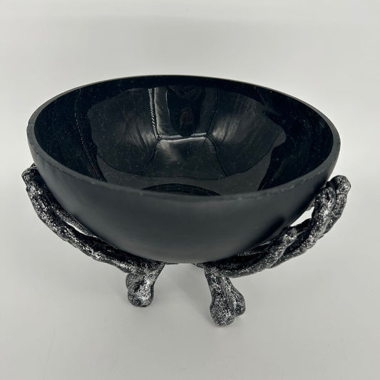 Bowl with Skeleton Hands Base