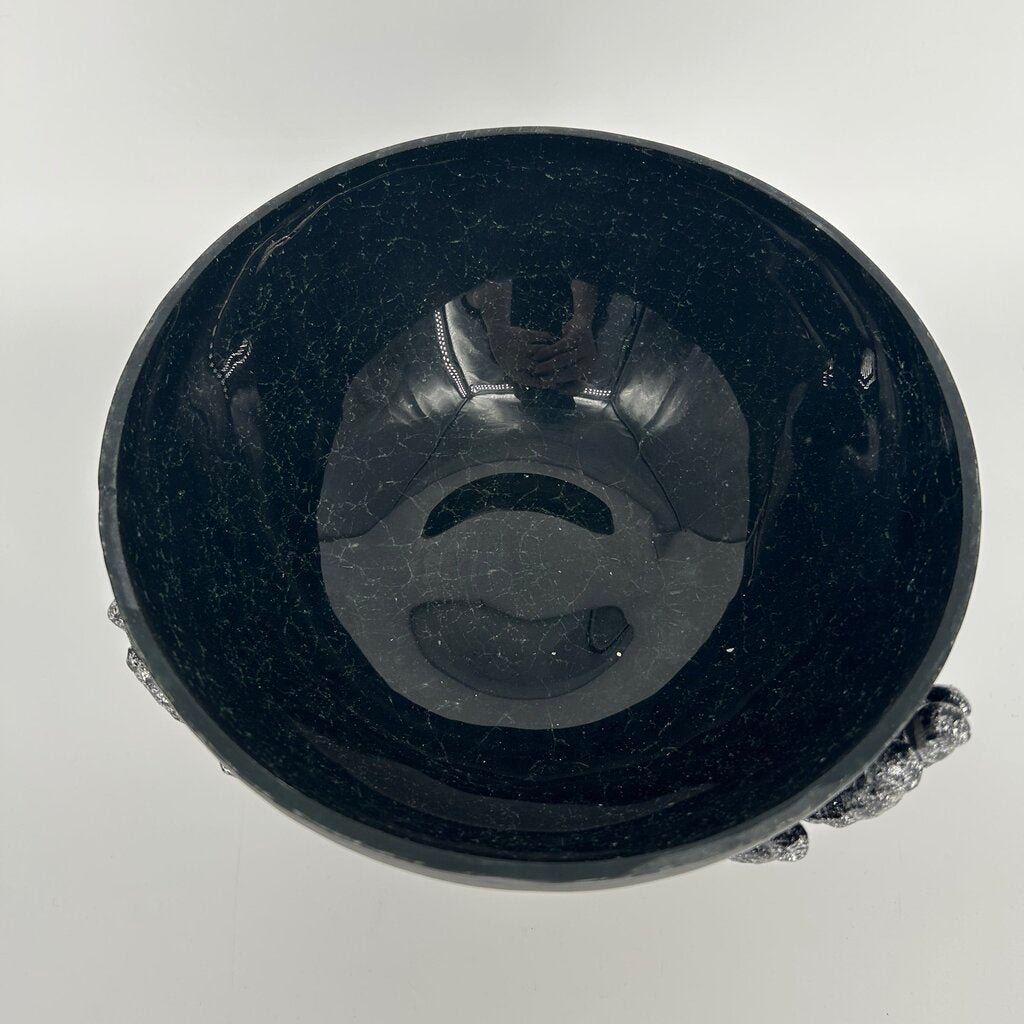 Bowl with Skeleton Hands Base