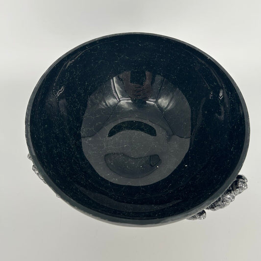 Bowl with Skeleton Hands Base