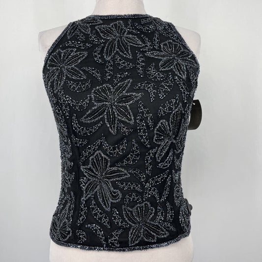 Lawrence Kazar Beaded Slvls Shirt