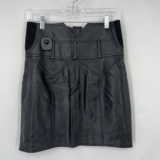 Divine Heritage Faux Leather Skirt