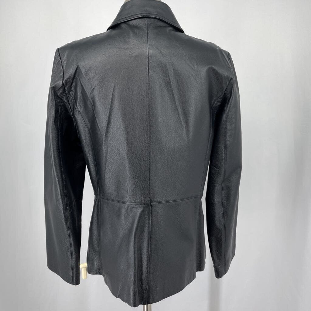 Bernardo Zip Up Leather Jacket