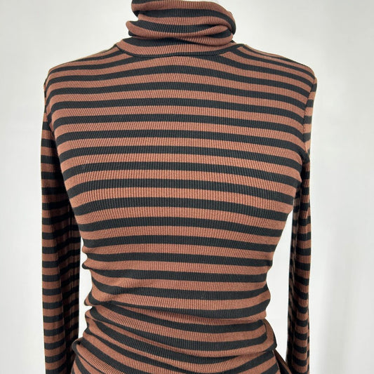 Sanctuary LS Striped Turtleneck