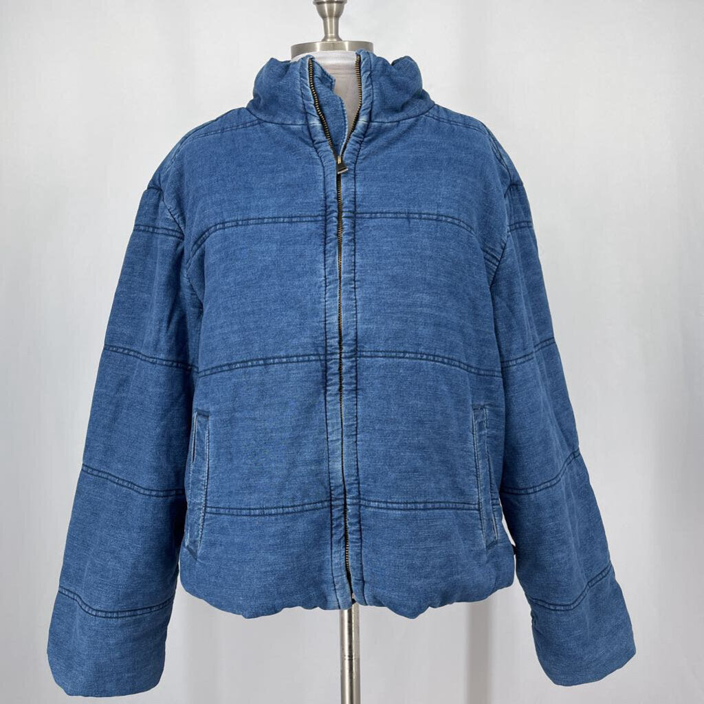 Loft Denim Puffer Jacket