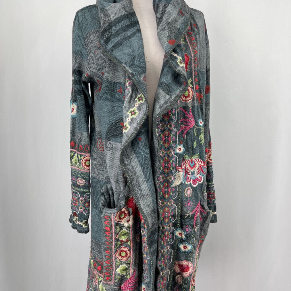 Johnny Wast Hooded Open Cardigan