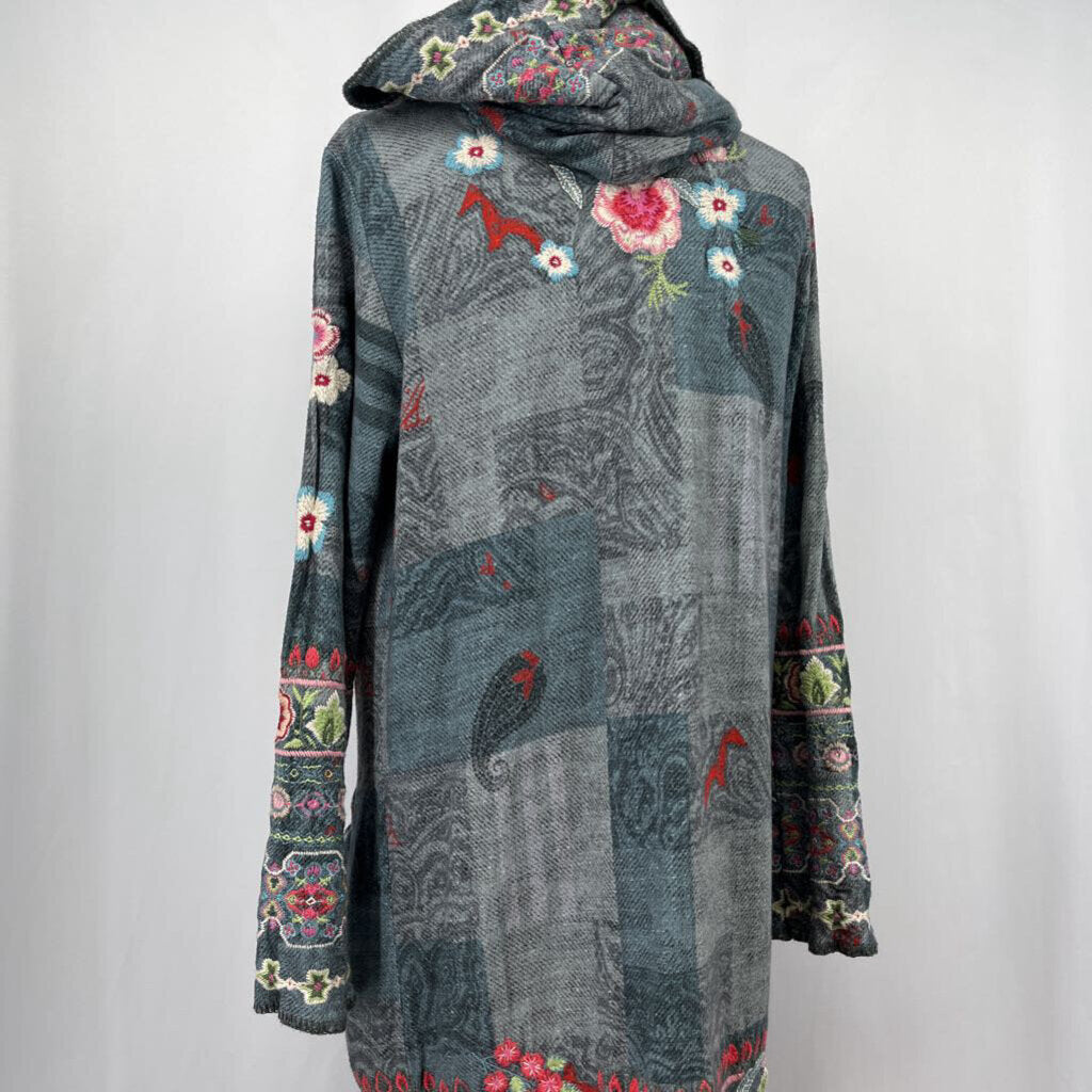 Johnny Wast Hooded Open Cardigan