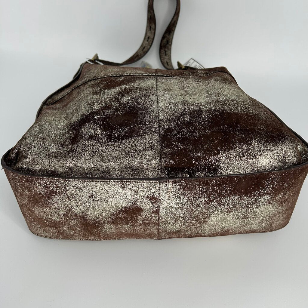 Hobo Metallic Shoulder Bag
