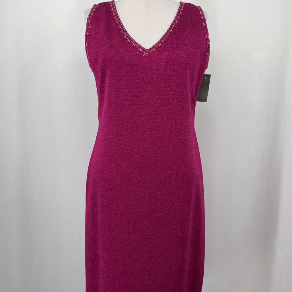St John Slvls Metallic Dress