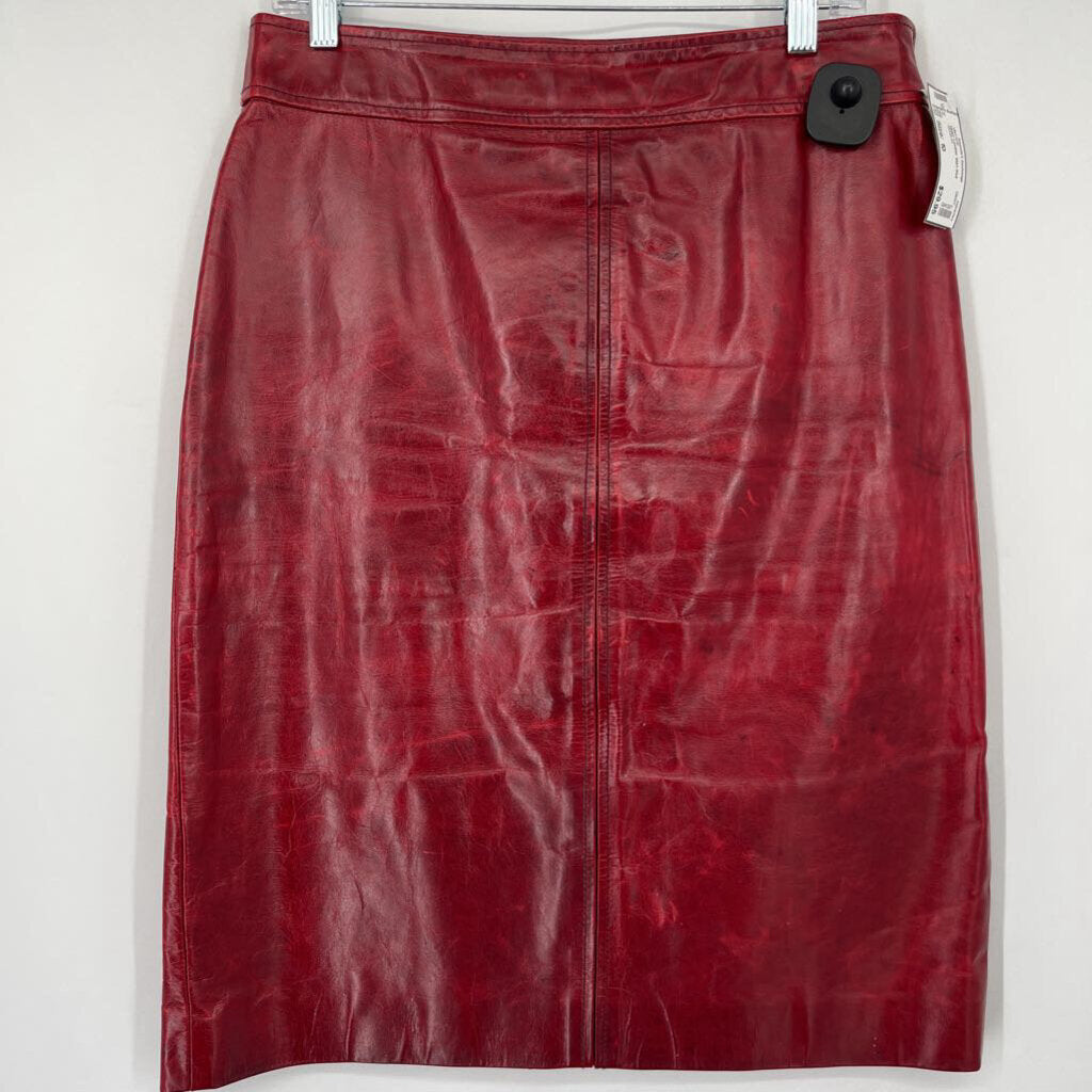 DKNY Leather Skirt
