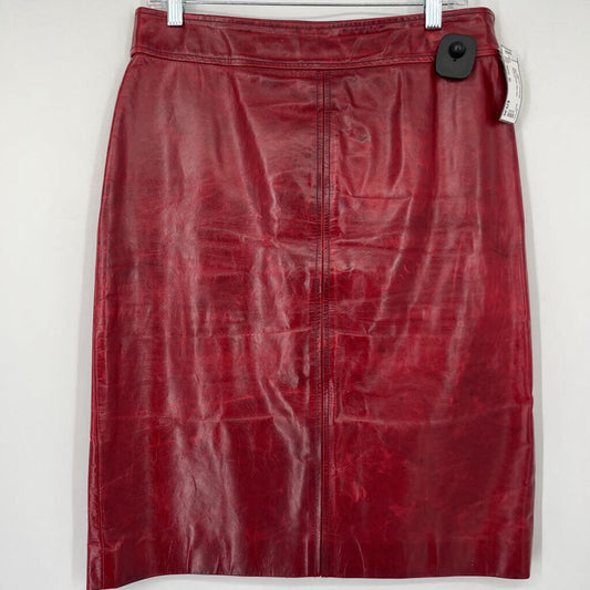 DKNY Leather Skirt