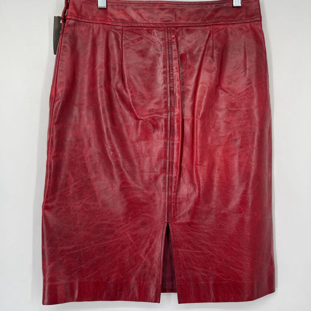 DKNY Leather Skirt