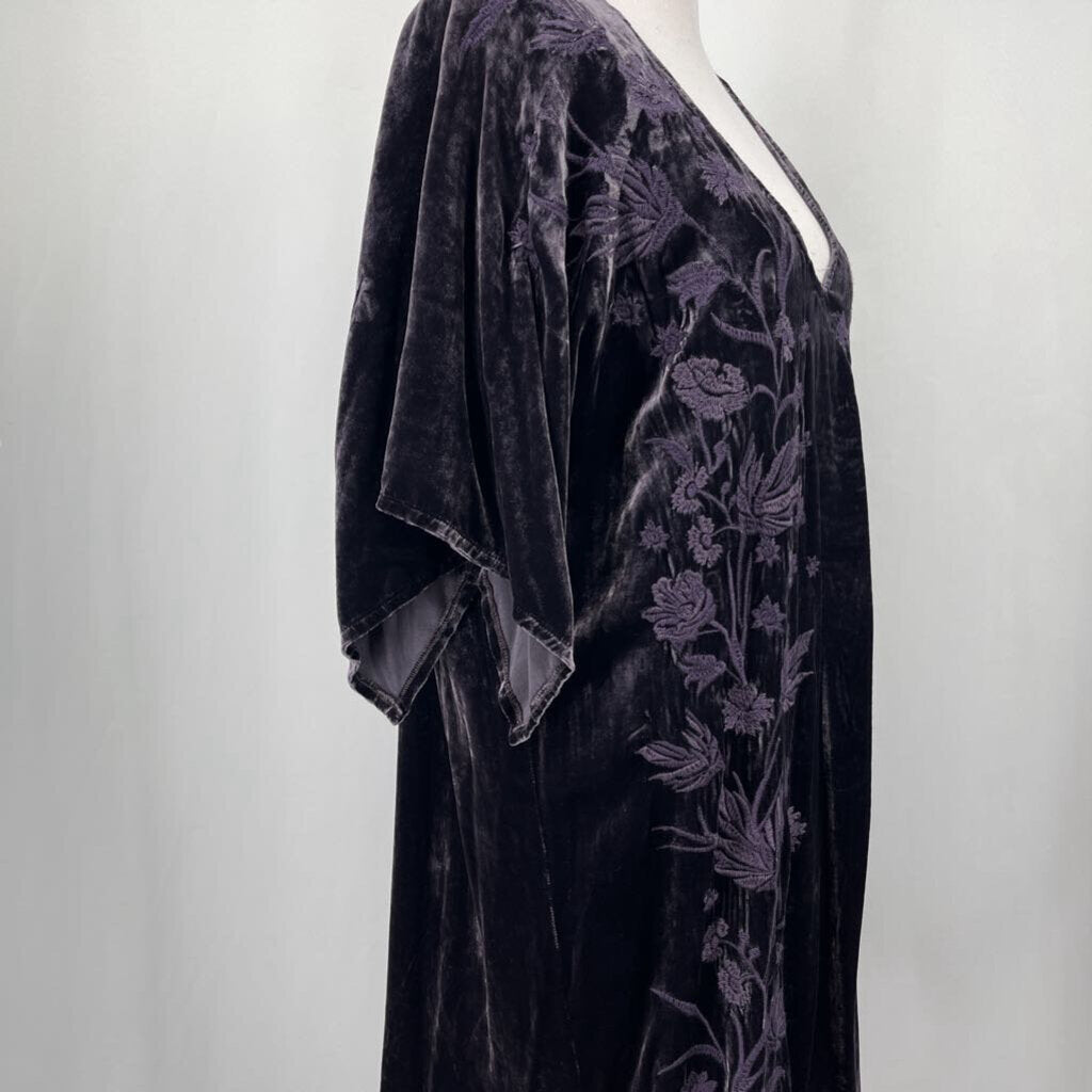 Johnny Was 3/4 Slv Velvet Dress