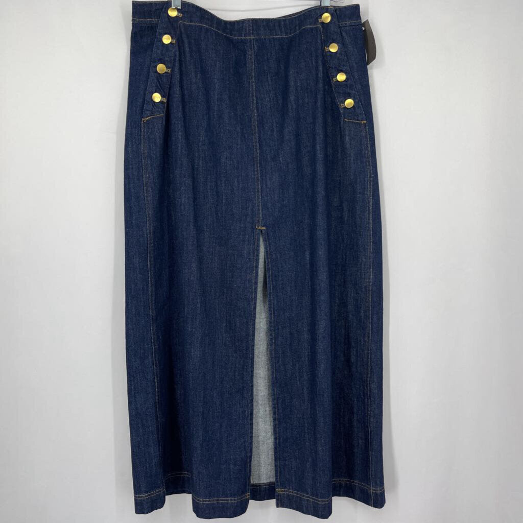 J Crew Denim Maxi Skirt