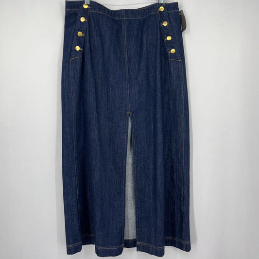 J Crew Denim Maxi Skirt