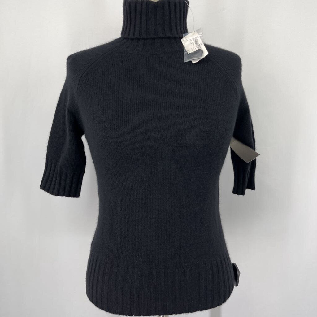 Neiman Marcus S/s Turtleneck