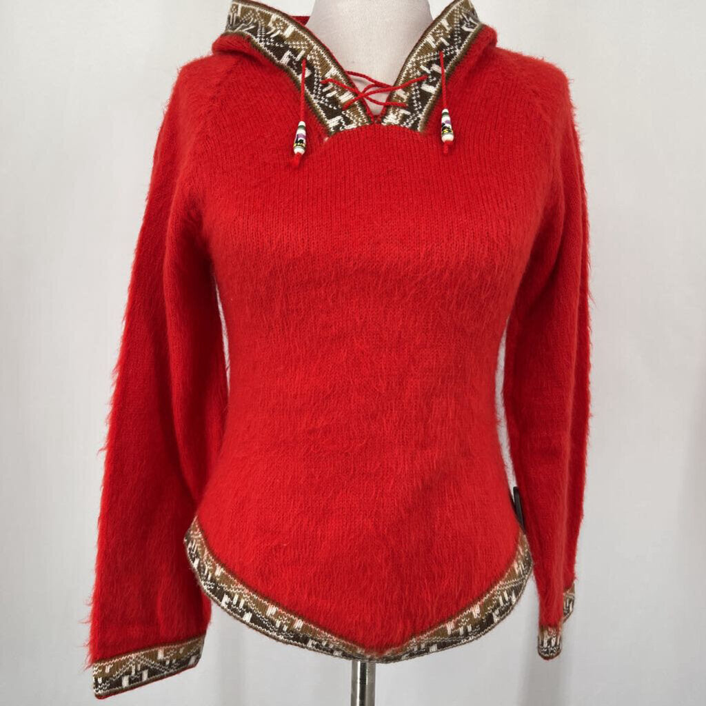 Alpaca L/s Hooded Sweater
