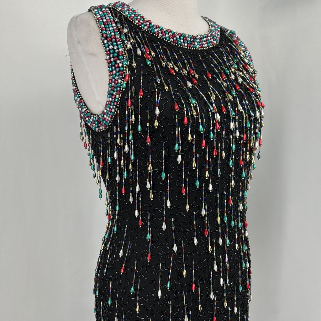 Peak Silk Beaded Dress