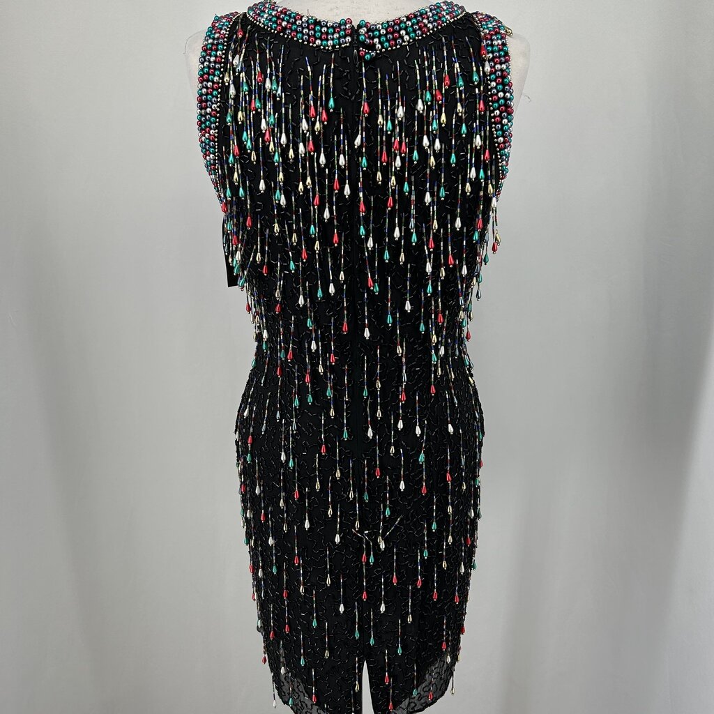 Peak Silk Beaded Dress