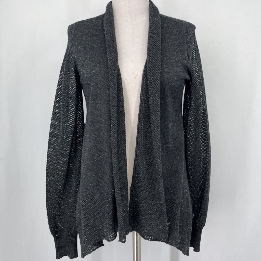 Eileen Fisher Open Metallic Cardigan