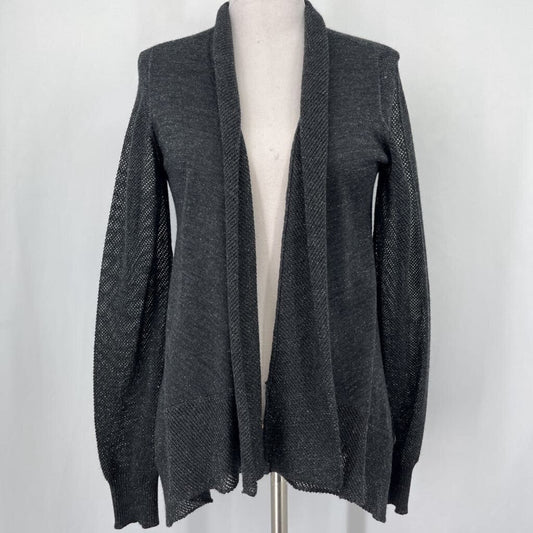 Eileen Fisher Open Metallic Cardigan