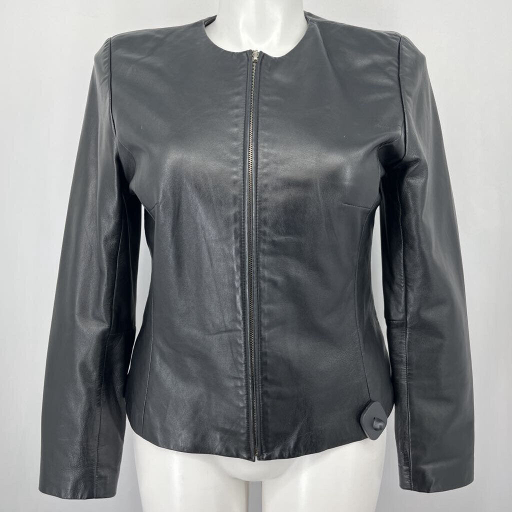 Bagatelle Leather Zip Jacket
