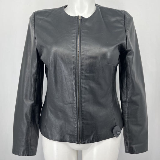Bagatelle Leather Zip Jacket