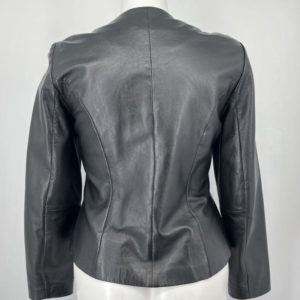 Bagatelle Leather Zip Jacket