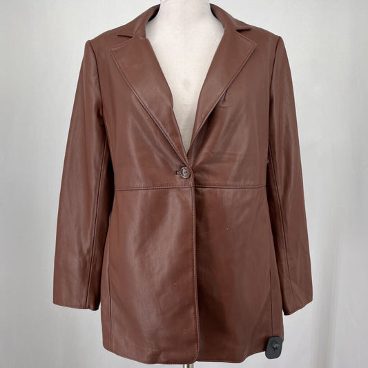 Chicos Faux Leather Jacket