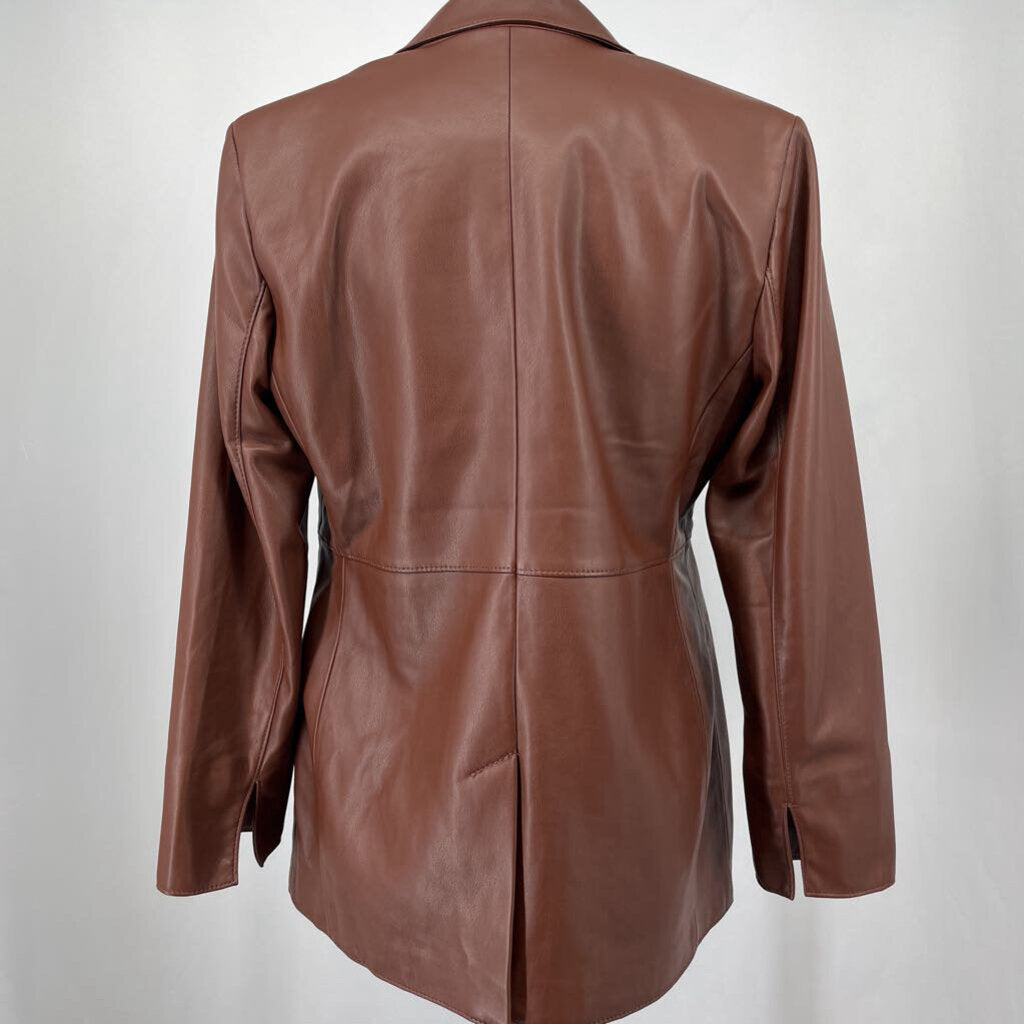 Chicos Faux Leather Jacket