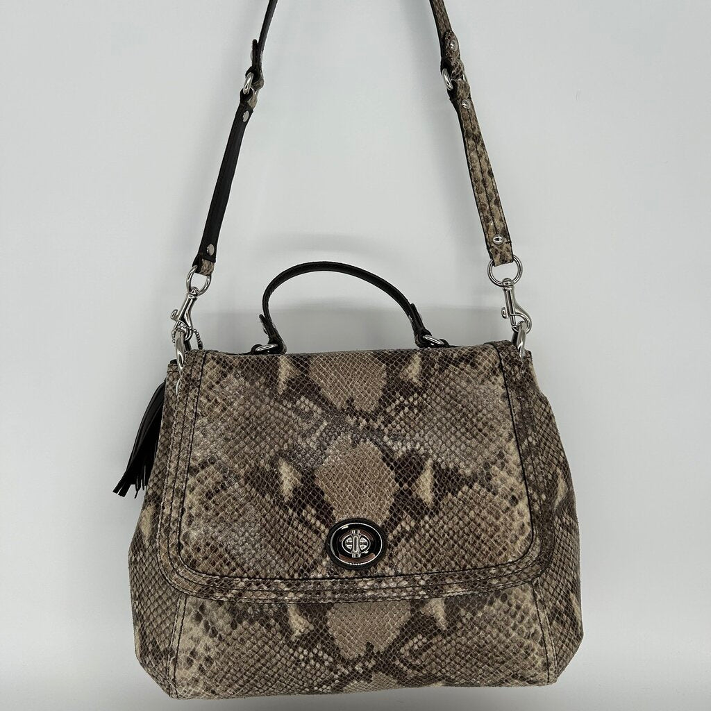 Coach Snake Print Handbag