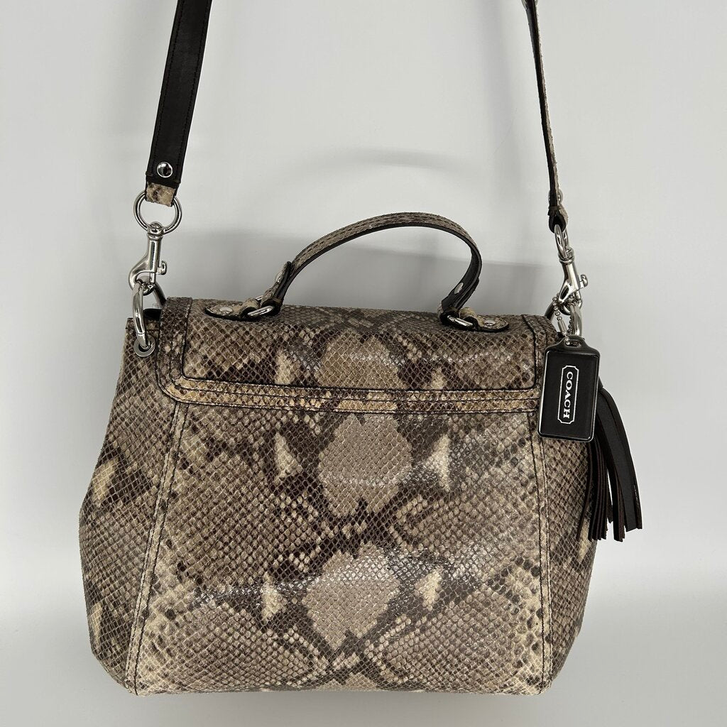 Coach Snake Print Handbag