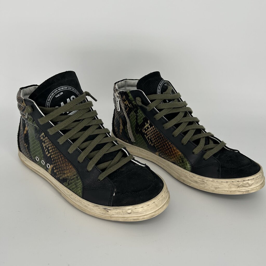 P448 Camo High Top Sneakers
