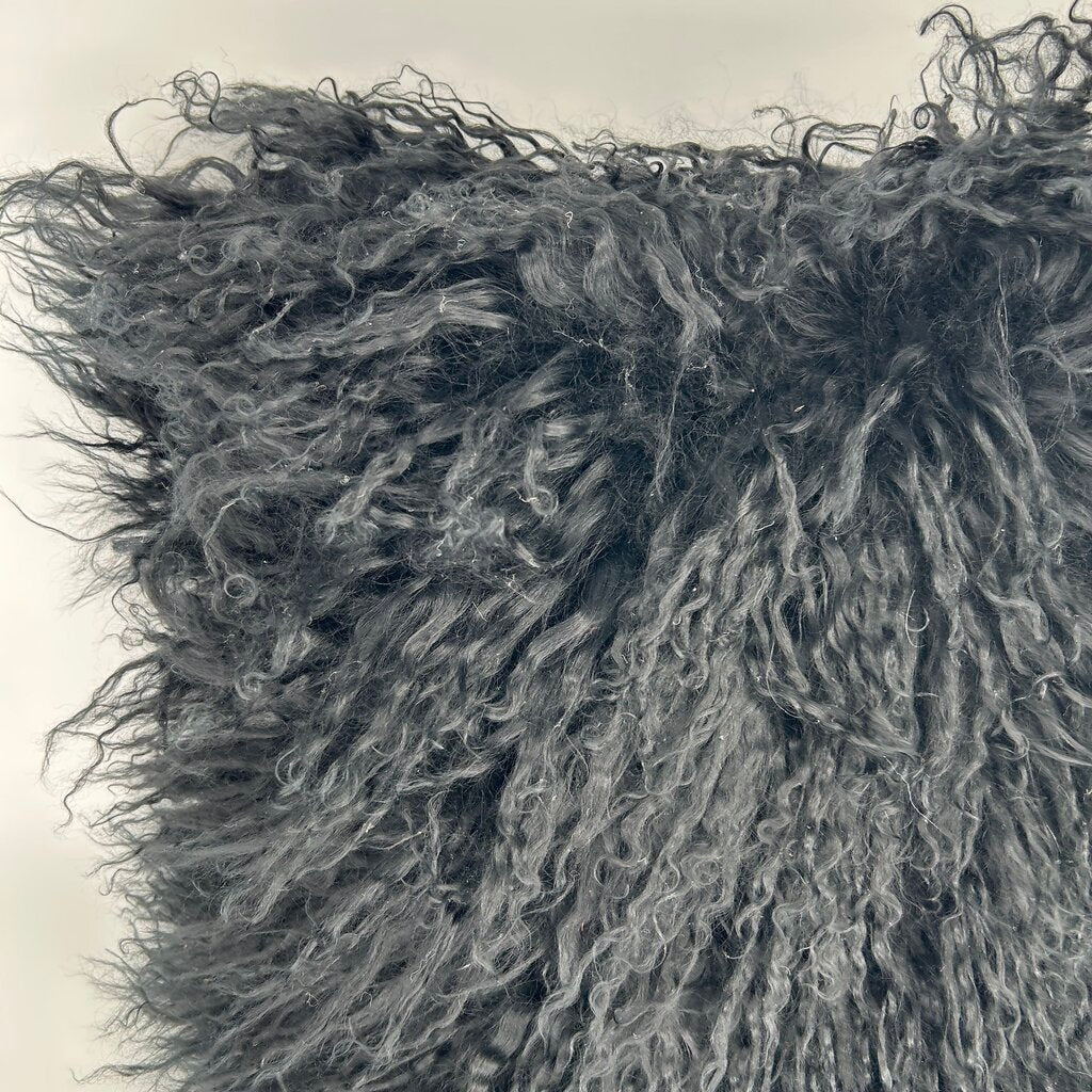 CB2 Mongolian Fur Pillow