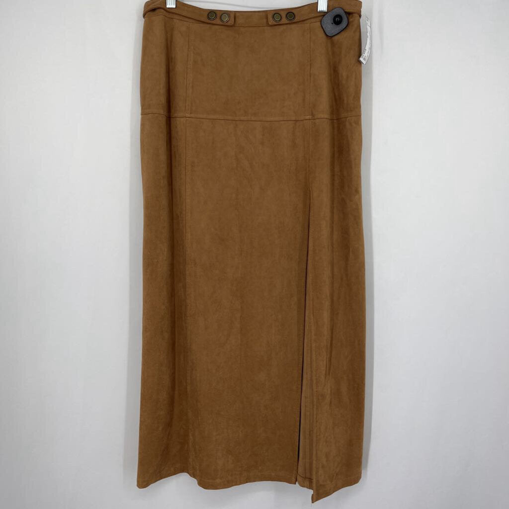 Anthropologie Suede Skirt