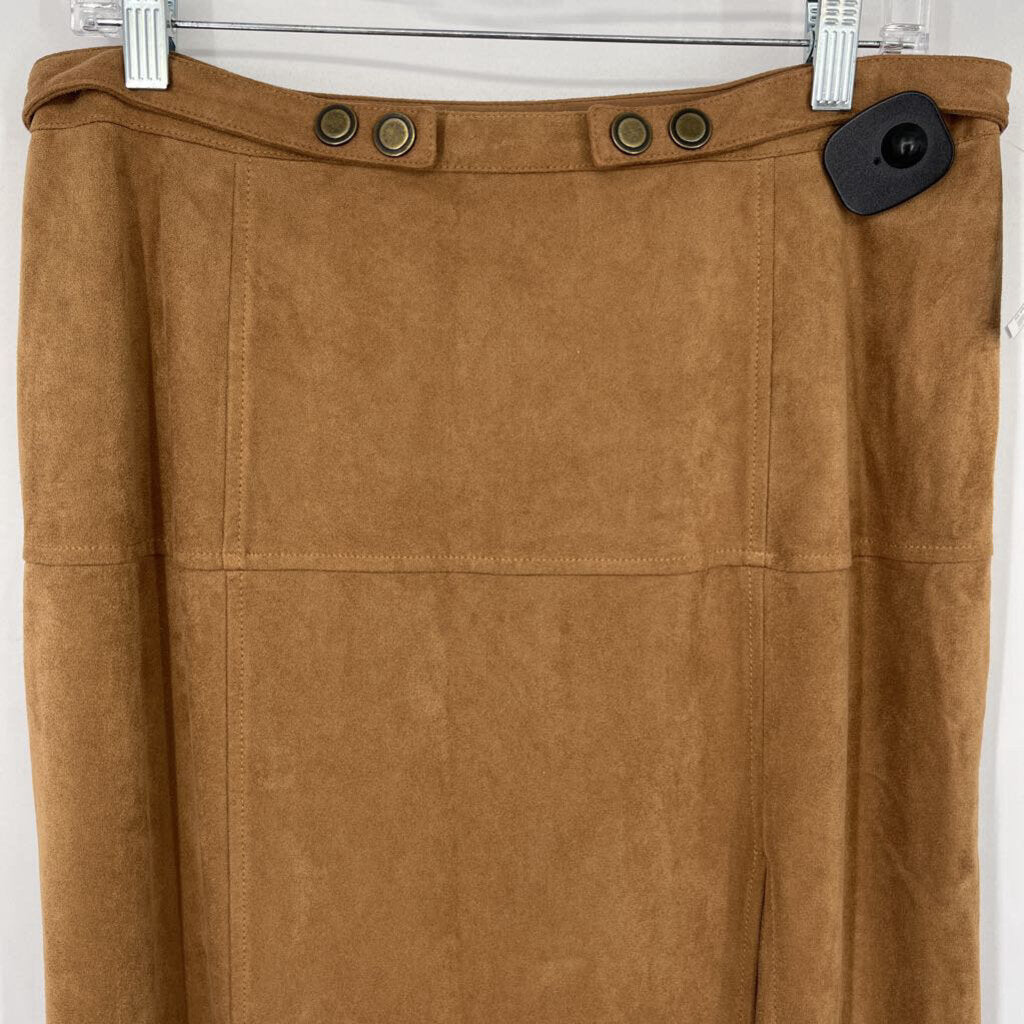 Anthropologie Suede Skirt