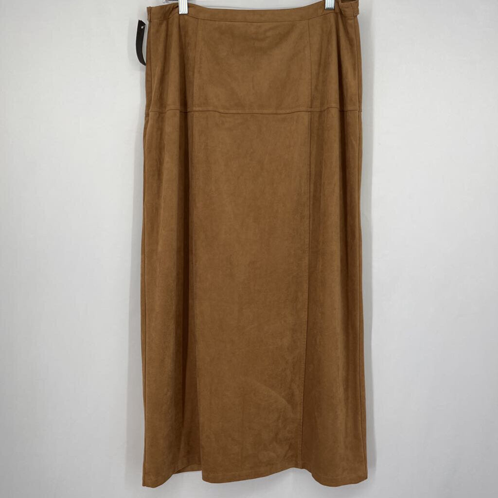 Anthropologie Suede Skirt