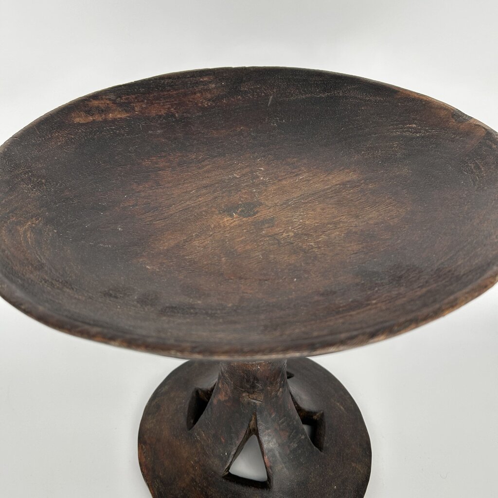Naga Wood Pedestal Bowl