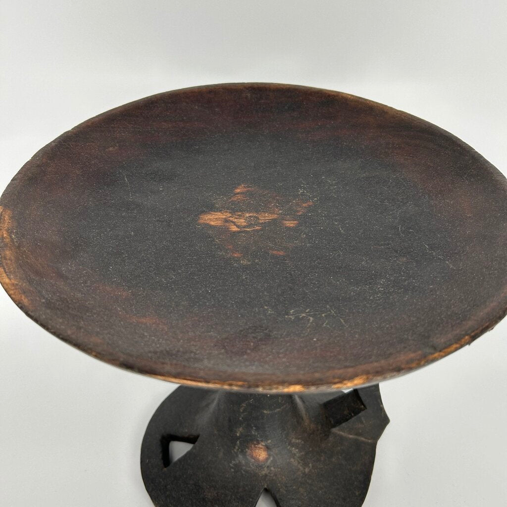 Naga Wood Pedestal Bowl