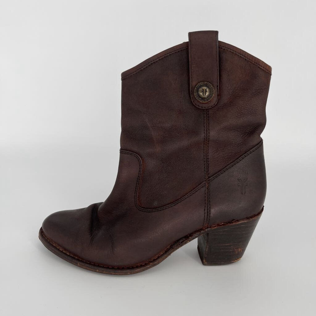 Frye Short Cowboy Boots