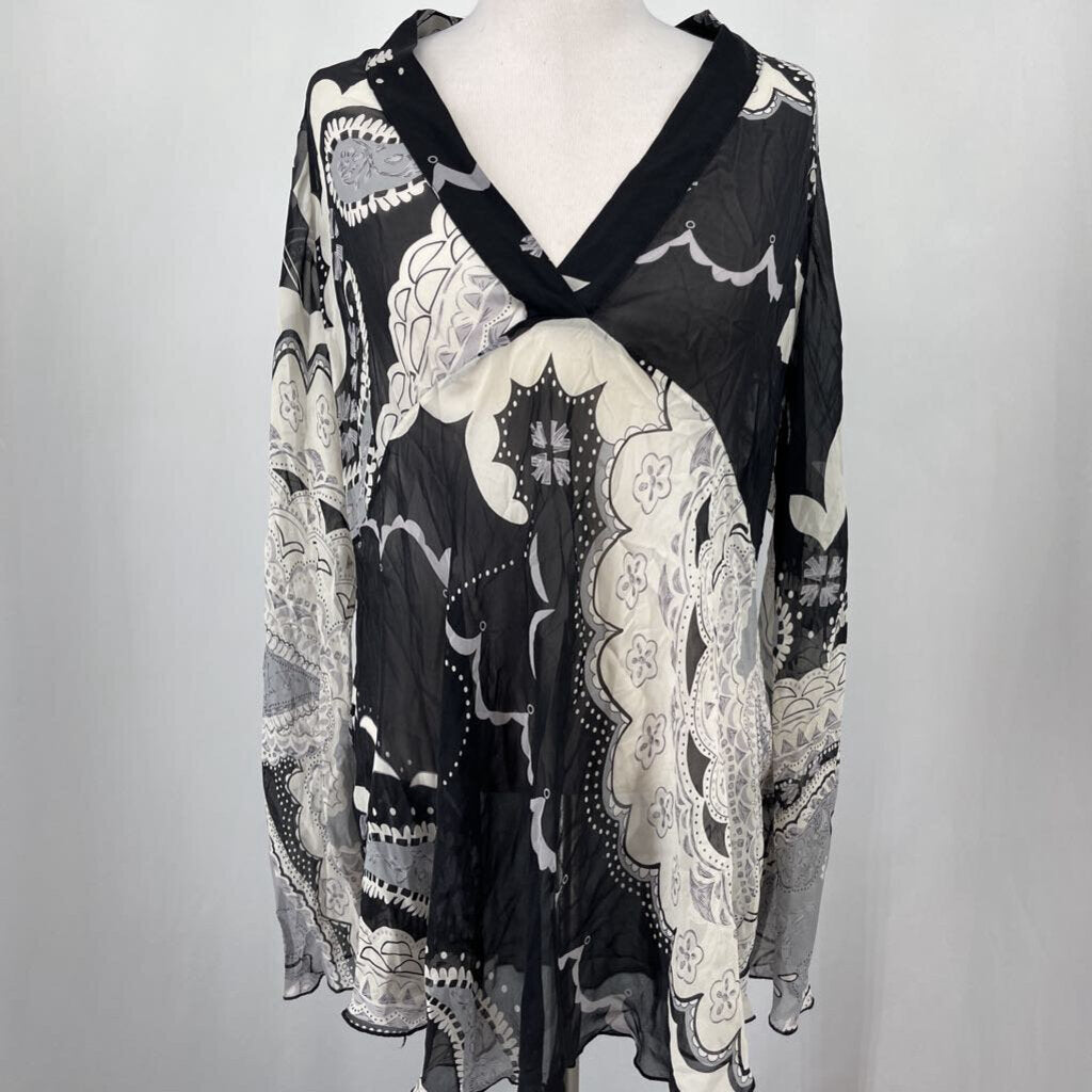 Chico's Silk Floral Blouse