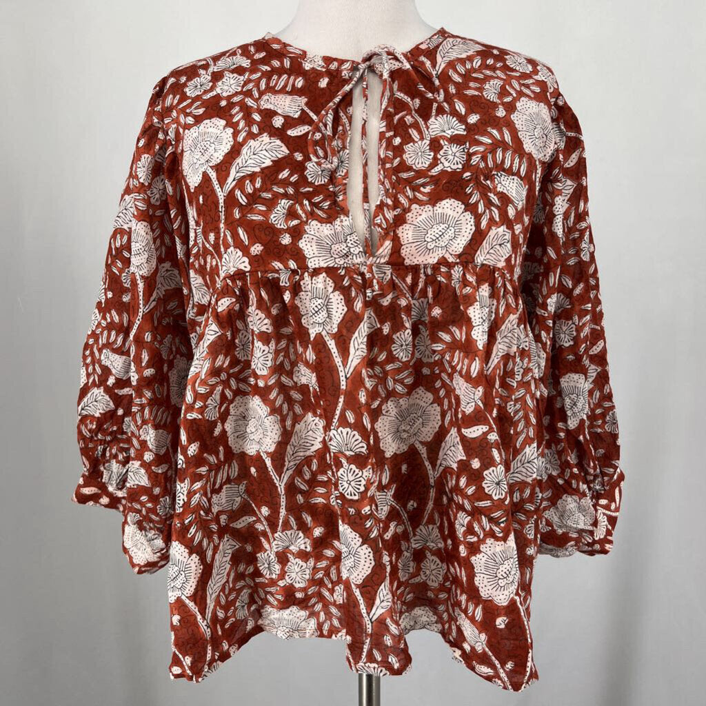 The Fox & Mermaid L/s Floral Shirt