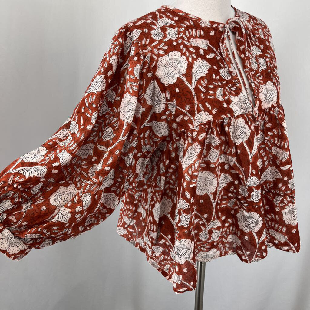 The Fox & Mermaid L/s Floral Shirt