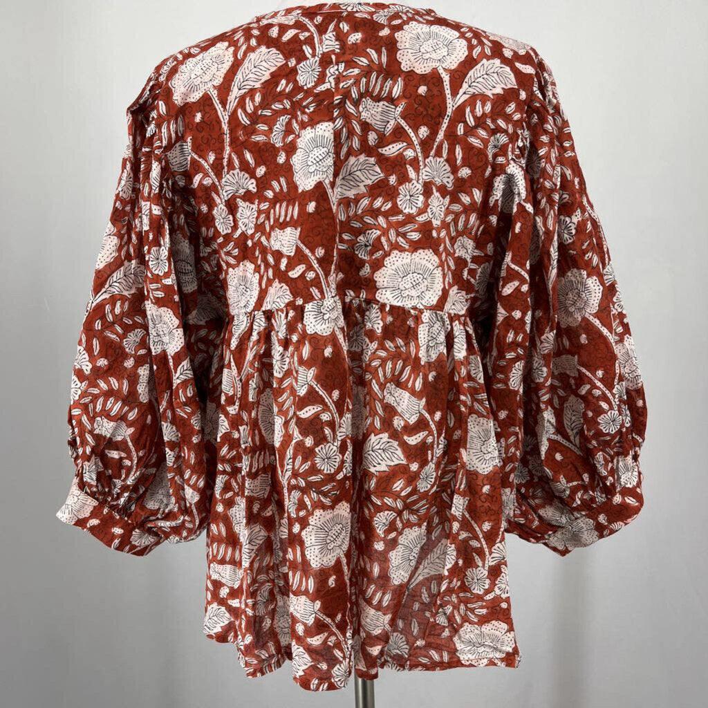The Fox & Mermaid L/s Floral Shirt