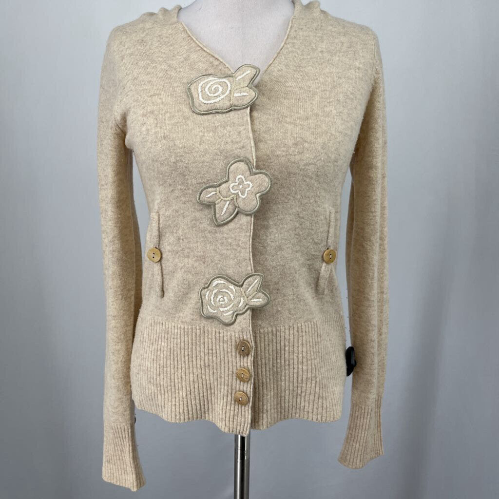 Knitted & Knotted Wool Cardigan